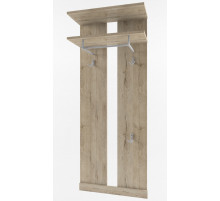 Настенная вешалка для одежды Оскар 60 с полками