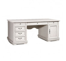 Стол письменный Оскар ММ-218-20 (белая эмаль+пт)